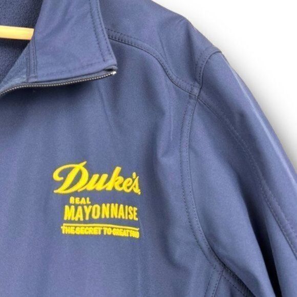 Duke's Mayonnaise Port Authority Tech Zip Up Jacket Navy L - Picture 3 of 7